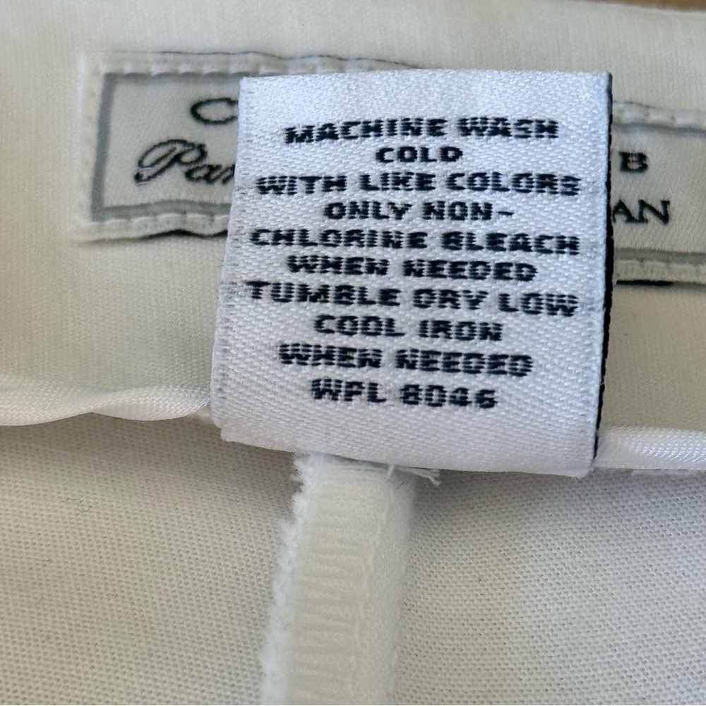 CHARTER CLUB Pant Shop White Stretch Pants Side Zip Women’s 14W Cotton Blend - Picture 7 of 14